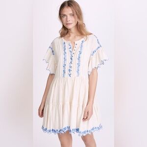 NEW FREE PEOPLE “SANTIAGO” SPRING/SUMMER FLOWY LINEN DRESS! XL $148